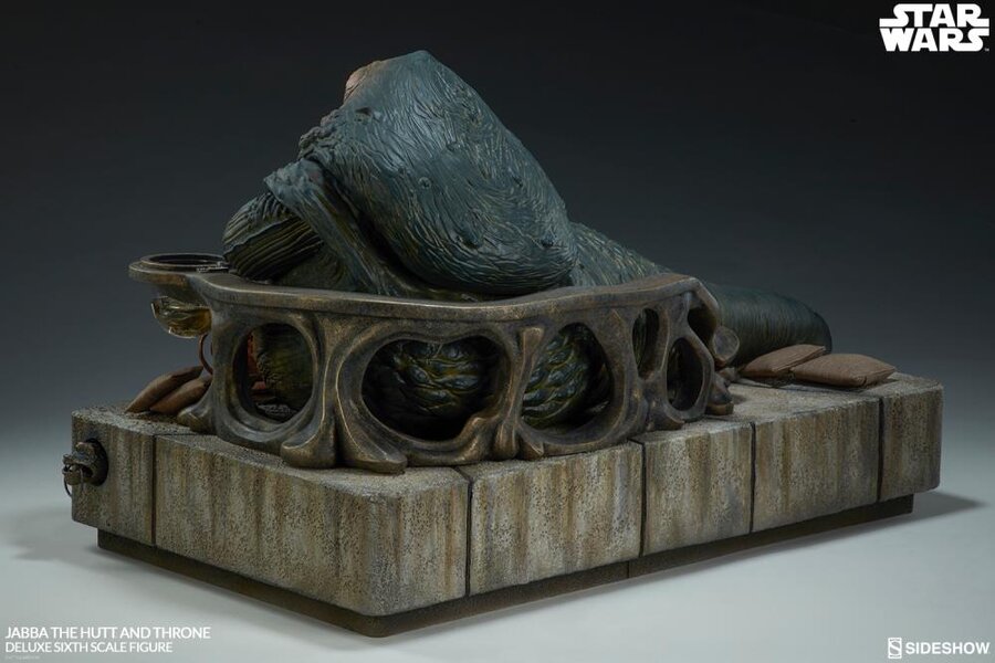 Jabba The Hutt & Throne Deluxe 1/6 Scale Figure Set From